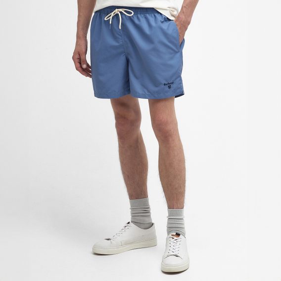 Barbour Logo Swim Shorts — Force Blue