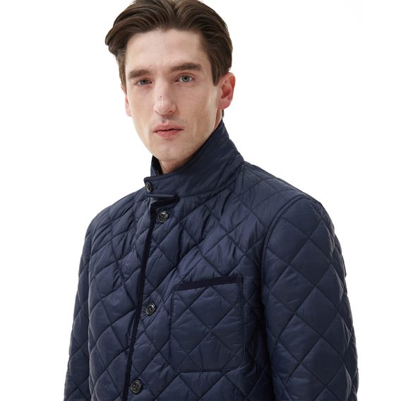 Barbour Modern Liddesdale Quilted Jacket — Classic Navy