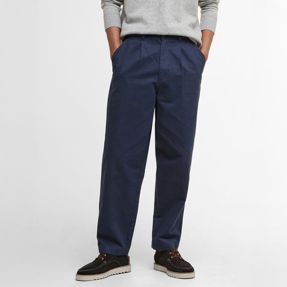Barbour Bayview Relaxed Herringbone Trousers