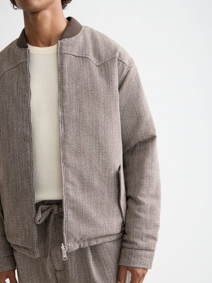 Scotch & Soda — Jacket Demitasse / Eggnog Herringbone