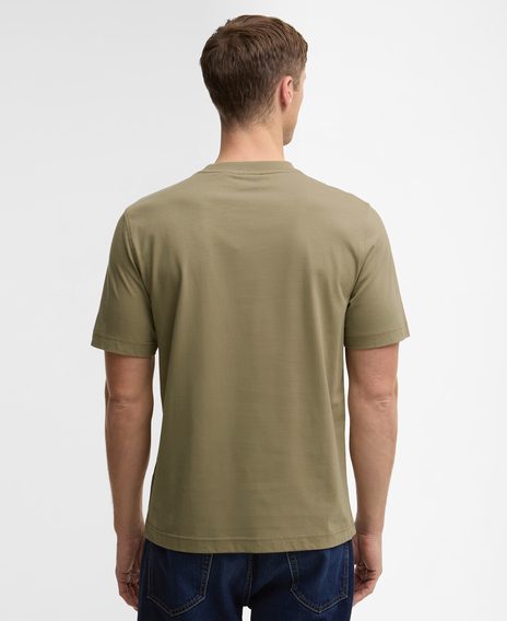 Barbour Sports Relaxed T-Shirt — Grey Olive
