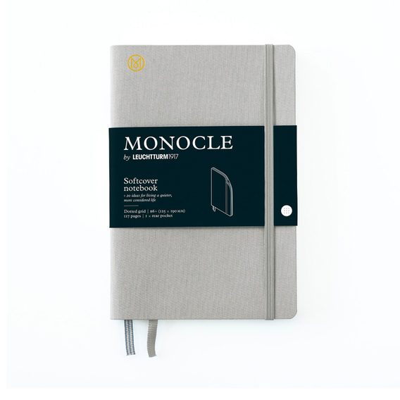 Malý zápisník MONOCLE by LEUCHTTURM1917 Paperback Softcover Notebook - B6+, mäkká väzba, bodkovaný, 117 strán