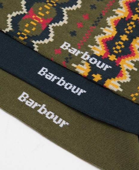 Barbour Case Sock Gift Set