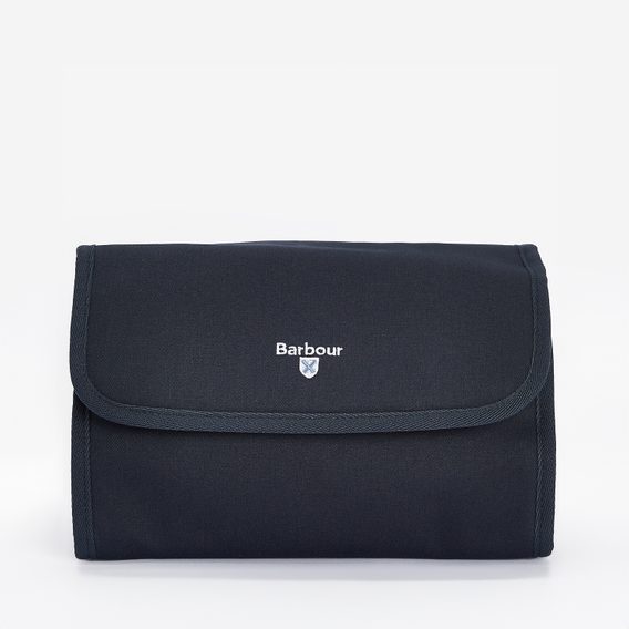 Barbour Cascade Waxed Hanging Wash Bag