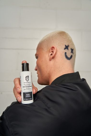 Slick Gorilla Hair Colour — Black
