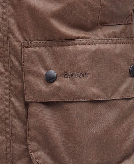 Barbour Beaufort Wax Jacket — Bark