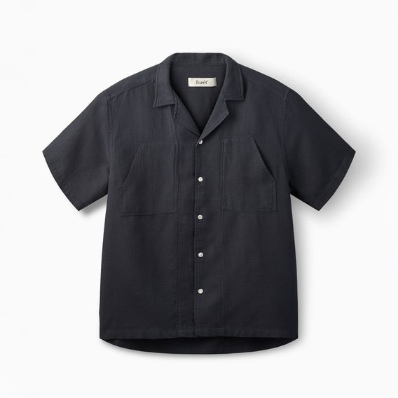 forét — Lagoon Giro Inglese Regular Fit Shirt
