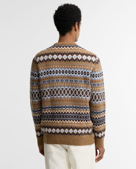 Barbour Case Fair Isle Jumper — Trench