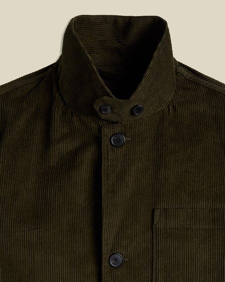 Portuguese Flannel Working Blazer Cord — Olive