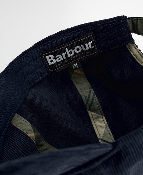 Barbour Bayfield Cord Cap — Navy