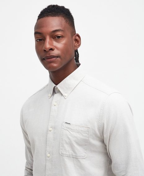 Barbour Nelson Tailored Shirt — Mist