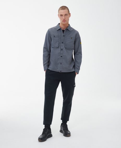 Barbour International Cadwell Overshirt — Slate Grey