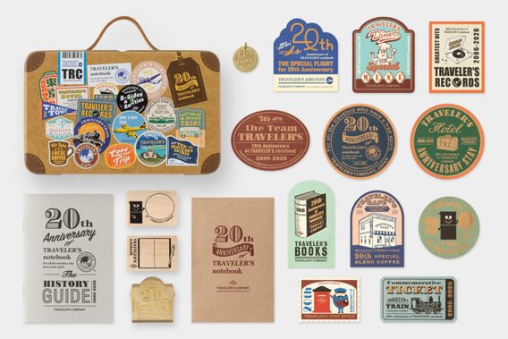 Traveler's Notebook — 20th Anniversary Customization Set