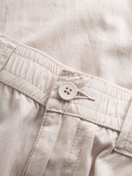 Bazár: Voľné nohavice z organickej bavlny Knowledge Cotton Apparel Loose Slack Pants - Light Feather Gray - L