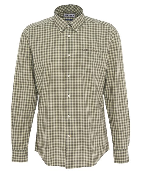 Barbour Merryton Tailored Shirt — Olive
