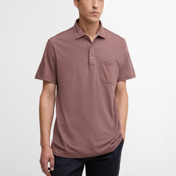 Barbour Steventon Linen-Blend Polo Shirt