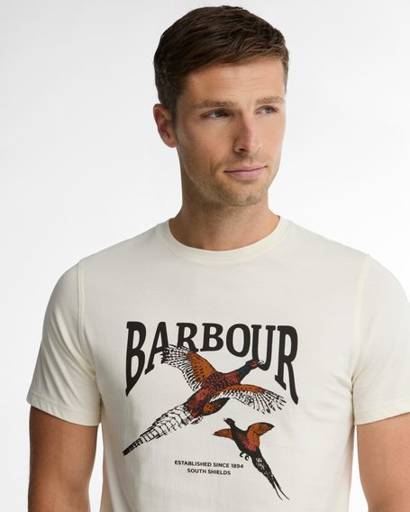 Barbour Pheasant Graphic Tailored T-Shirt — White