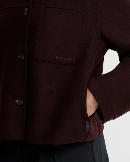 Barbour Antonella Wool-Blend Overshirt