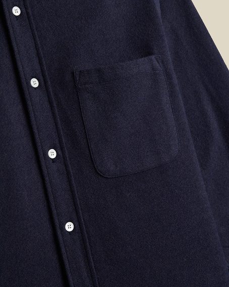 Portuguese Flannel Teca — Navy
