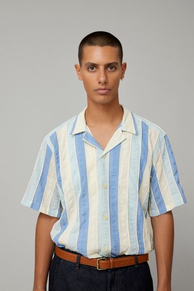 forét — Peer Jacquard Seersucker Shirt