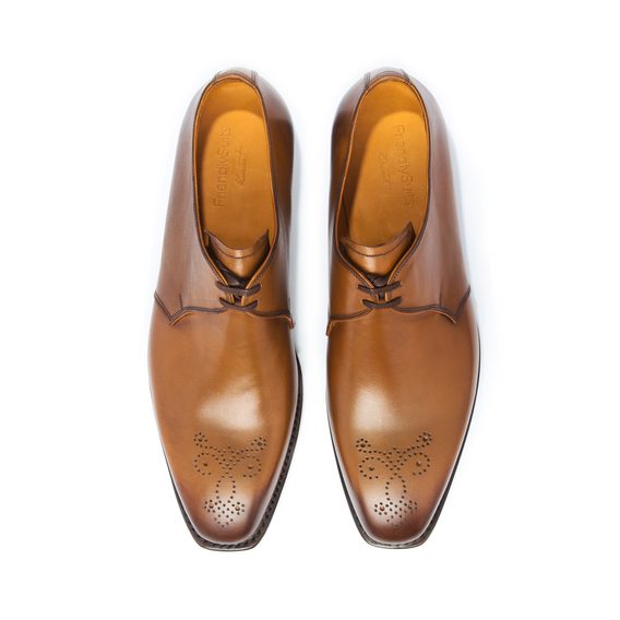 Manesy Derby Brogue — Gold