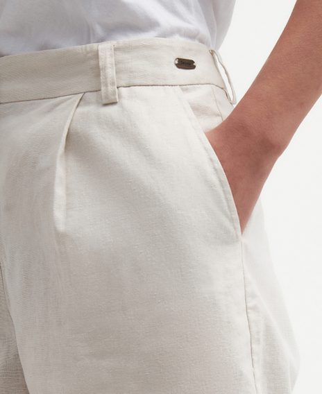 Barbour Darla Tailored Shorts — French Oak