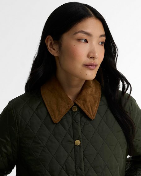 Barbour Icons Cropped Liddesdale Quilted Jacket