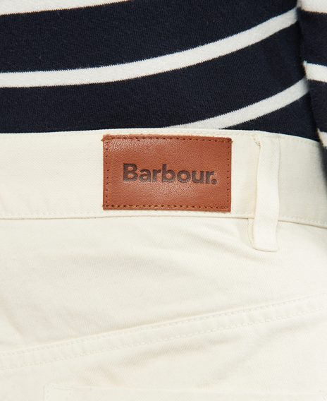Barbour Westbury Barrel Leg Jeans — Ecru