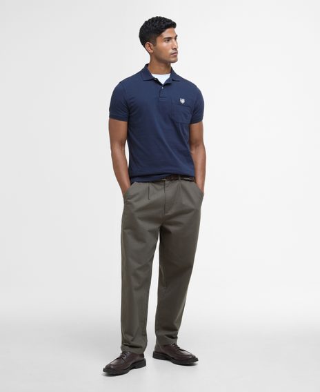 Barbour Tothill Tailored Fit Polo Shirt — Navy