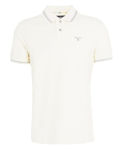 Barbour Newbridge Polo Shirt — Ecru