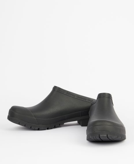 Barbour Quinn Clogs — Black