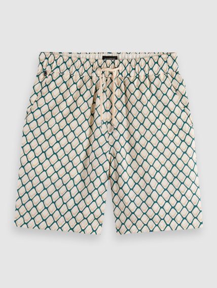 Scotch & Soda — Fave Printed Tencel Bermuda Shorts