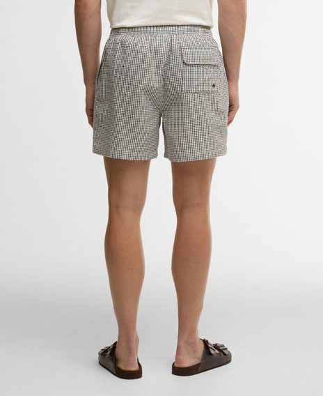 Barbour Gingham Seersucker Swim Shorts