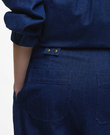 Barbour Arla Denim Wide Leg Trousers