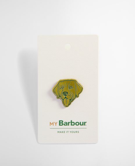 Barbour Dog Pin — Labrador