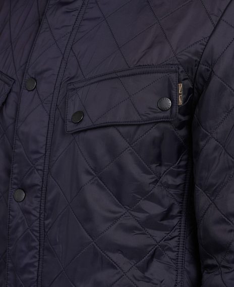 Barbour International Ariel Polarquilt Jacket — Navy