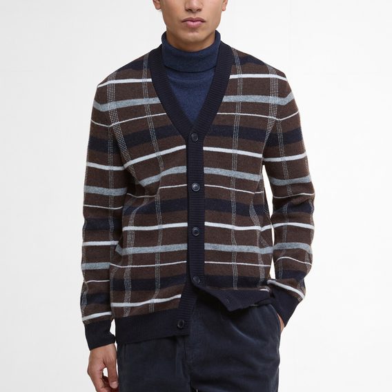 Barbour Kane Tartan Cardigan