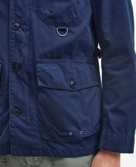 Barbour Cotton Salter Overshirt — Classic Navy