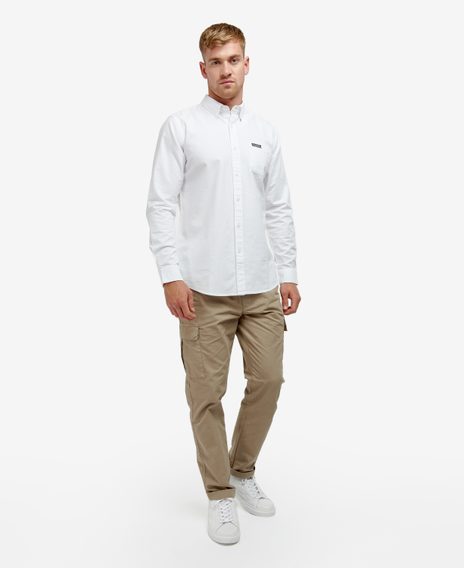 Barbour International Kinetic Tailored Shirt — Classic White