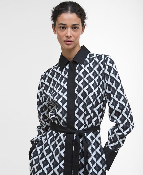 Barbour Demi Printed Midi Dress