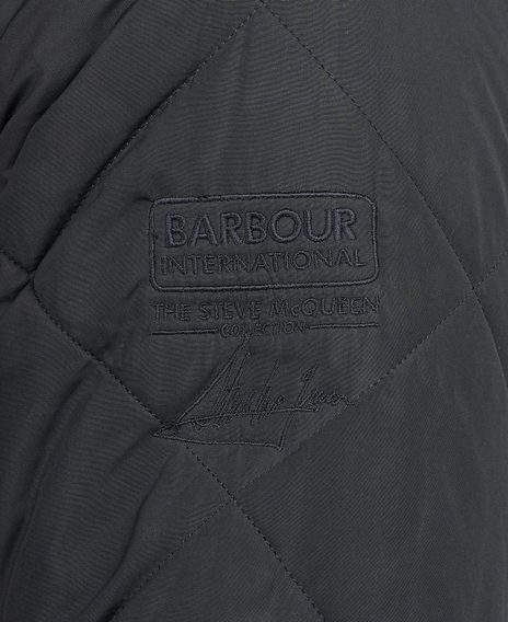 Prešívaná bunda Barbour International Steve McQueen Quilted Merchant Jacket - Black