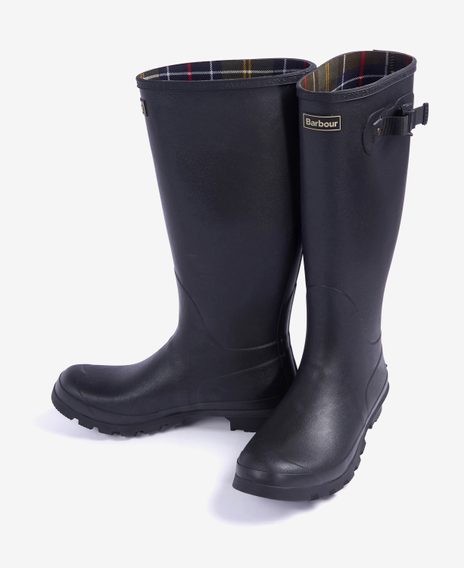 Barbour Men's Bede Wellington Boots — Black