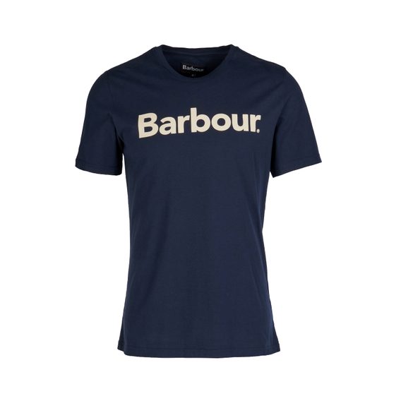 Bavlnené tričko Barbour Logo Tee - New Navy