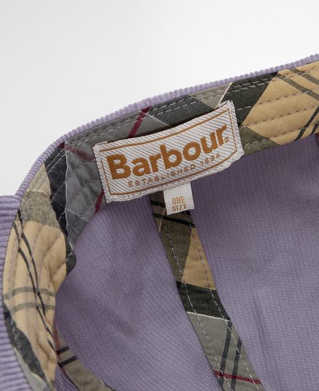 Barbour Oakley Cord Cap — Heather Mist