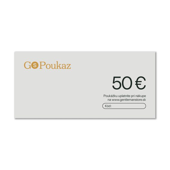 GS Poukážka — 50 €