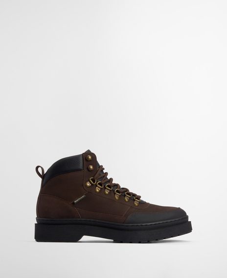 Barbour Sidwood Hiking Boots — Brown Nubuck