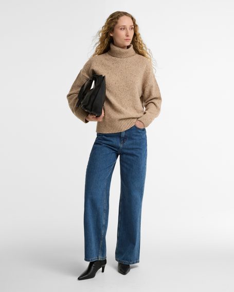 Barbour Stanford Fleck Rollneck Wool Jumper — Warm Trench