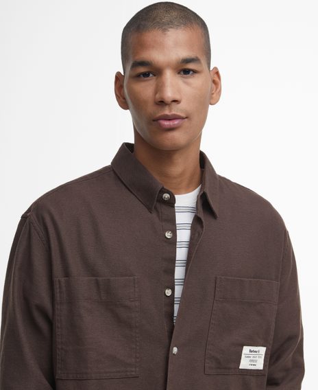 Barbour Angelo Relaxed Long-Sleeved Shirt — Bitter