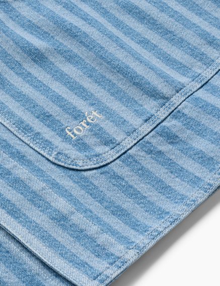 forét — Berry Denim Overshirt