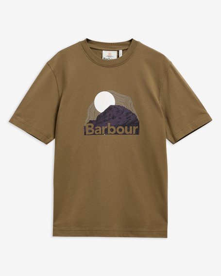 Barbour Wadsworth Relaxed Graphic T-Shirt — Olive